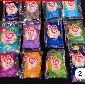 Vintage 1998 McDonalds TY Teenie
Beanie Babies Complete Set of 12 Collection.
